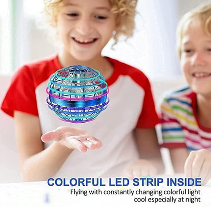 Piparkart Flying Ball Toys || Flying Orb Ball Mini Pro Spinner Toys for Boys Girls Kids Adult Indoor Outdoor || USB Rechargeable Built-in RGB Lights_M16