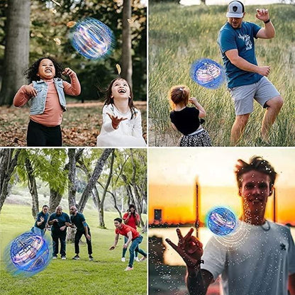 Piparkart Flying Ball Toys || Flying Orb Ball Mini Pro Spinner Toys for Boys Girls Kids Adult Indoor Outdoor || USB Rechargeable Built-in RGB Lights_M16